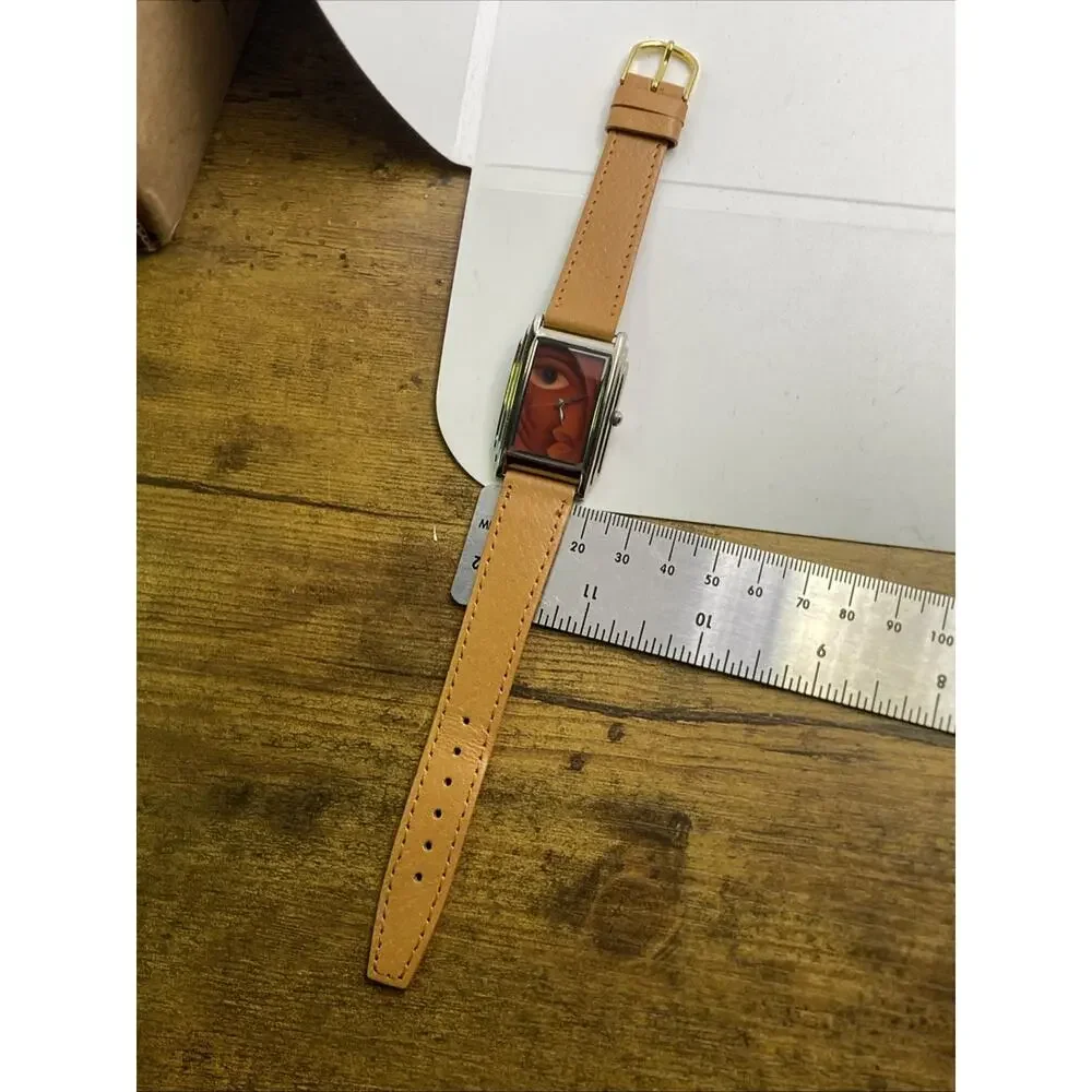 Vintage Womens Art Abstract Art Watch Works New Battery